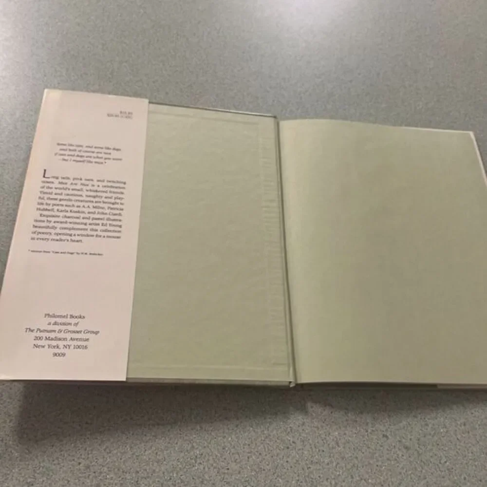 MICE ARE NICE By Nancy Larrick - Hardcover 1990 Poems Art By Ed Young W/dust‎